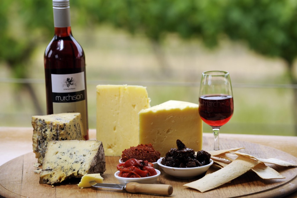 Wine and Cheese Product Shot